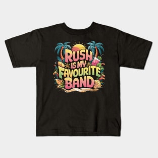 Rush Is My Favourite Band Kids T-Shirt